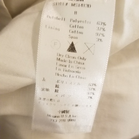 McGinn navy blue with white polka dot dress - Picture 7 of 7